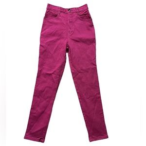 NWT Bright Pink Skinny Jeans - Adult 00 or 24?